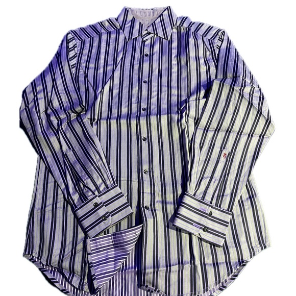 VTG Robert Graham Striped Men's Button Up - Picture 1 of 4